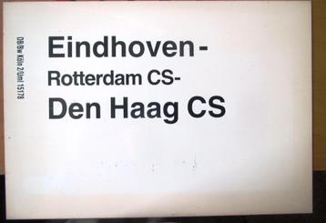 Koersbord DB Eindhoven Venlo Rotterdam Den Haag CS beschikbaar voor biedingen