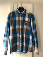 Oktoberfest Oostenrijkse herenblouse, Ophalen of Verzenden, Zo goed als nieuw, Blauw, Halswijdte 43/44 (XL)