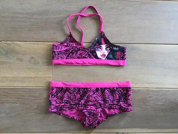 Zwart roze bikini. Merk Monster High. Maat 140/146. Nieuw. beschikbaar voor biedingen