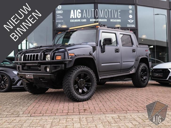 Hummer H2 6.2 V8 SUT Luxury Limited | Pano | Bose | Camera |, Auto's, Hummer, Bedrijf, Te koop, H2, 4x4, Achteruitrijcamera, Airbags