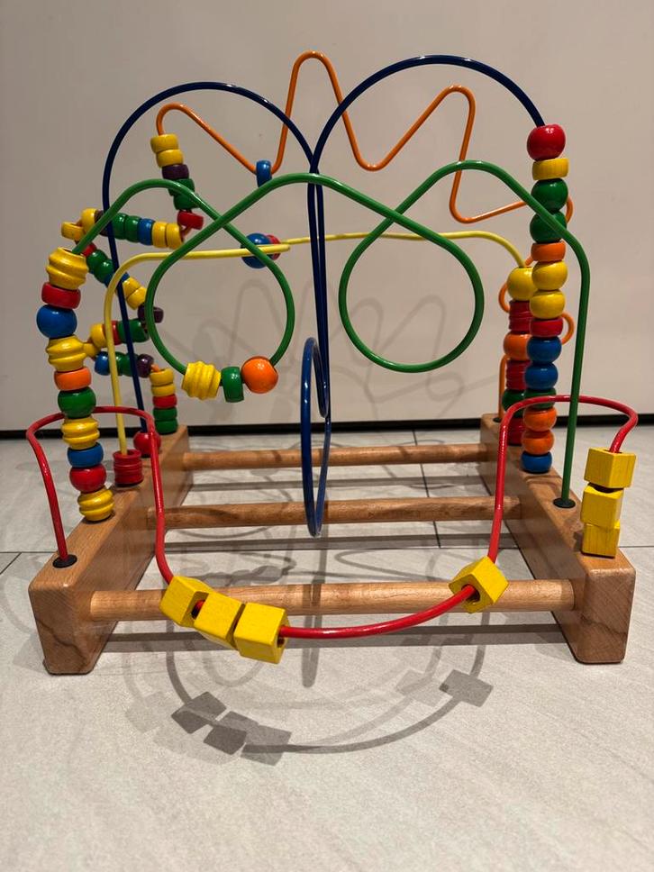 Joy-Toy krakenframe (groot - 5 spiralen), Kinderen en Baby's, Speelgoed | Houten speelgoed, Nieuw, Overige typen, Ophalen of Verzenden