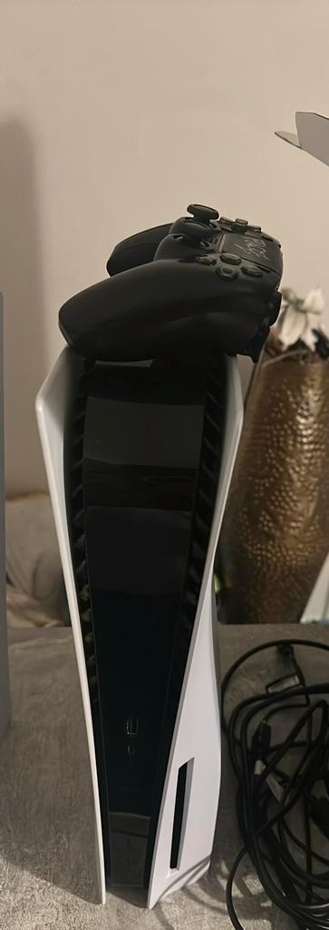 PlayStation 5 disk editie + gave controller, Spelcomputers en Games, Spelcomputers | Sony PlayStation 5, Zo goed als nieuw, Ophalen of Verzenden