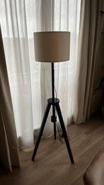 Vloerlamp zwart met creme kap, Ophalen, 150 tot 200 cm