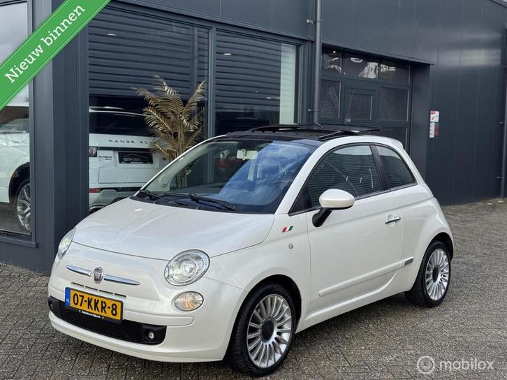 Fiat 500 1.2 Pop - Elektra Pakket - Parelmoer - Automaat -, Auto's, Fiat, Bedrijf, Te koop, ABS, Airbags, Alarm, Centrale vergrendeling