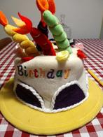 Hoed happy birthday. Bekijk ook mijn andere advertenties, Ophalen of Verzenden, Zo goed als nieuw, Carnaval