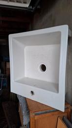 Porseleinen afwasbak met kraan van de Ikea, Doe-het-zelf en Verbouw, Sanitair, Ophalen, Gebruikt, Chroom, Wastafel