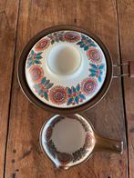 Vintage Noorse sauspannen, Huis en Inrichting, Keuken | Potten en Pannen, Ophalen of Verzenden, Zo goed als nieuw, Overige materialen