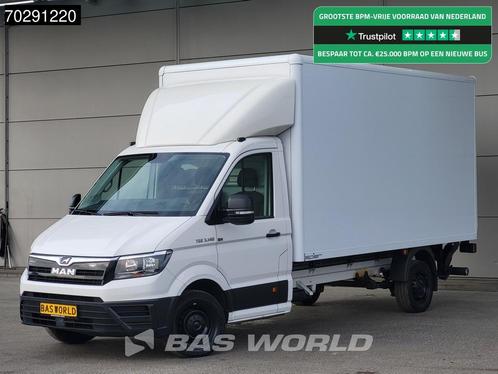 MAN TGE 3.140 Laadklep Automaat Bakwagen Airco Cruise Camera, Auto's, Bestelauto's, Bedrijf, Te koop, Achteruitrijcamera, Airconditioning