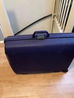 Samsonite Koffer - Blauw, Gebruikt, Hard kunststof, 45 tot 55 cm, Slot