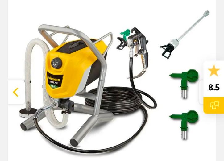 Wagner Control Pro 250M Verfspuit, Doe-het-zelf en Verbouw, Schildersmaterialen, Gebruikt, Verfspuit of Verfpomp, Ophalen of Verzenden