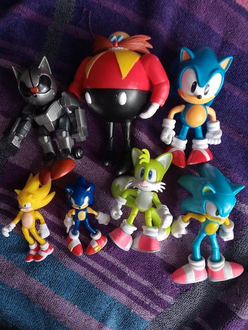 Sonic the Hedgehog Figuren Set, Kinderen en Baby's, Speelgoed | Actiefiguren, Gebruikt, Ophalen of Verzenden