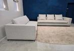 Minotti design hoekbank 2 delen + Minotti salontafel, Ophalen of Verzenden, Zo goed als nieuw, Stof