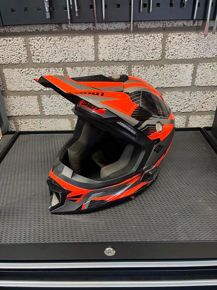 Shot Striker Motocross Helm - Maat S, met hoes, Motoren, Kleding | Motorhelmen, Offroadhelm, S, Overige merken, Tweedehands, Ophalen of Verzenden