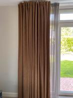 Te koop overgordijnen, Huis en Inrichting, Ophalen, Bruin, 200 cm of meer, Nieuw