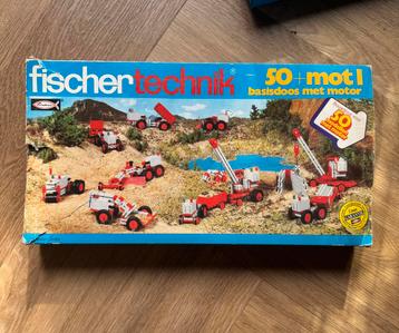 Fischertechnik. Basisdoos met motor beschikbaar voor biedingen