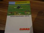 Een setje Claas landbouwmachines folders, Verzenden, Zo goed als nieuw, Folder