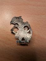 Zilveren Wajang broche, Ophalen of Verzenden, Zilver