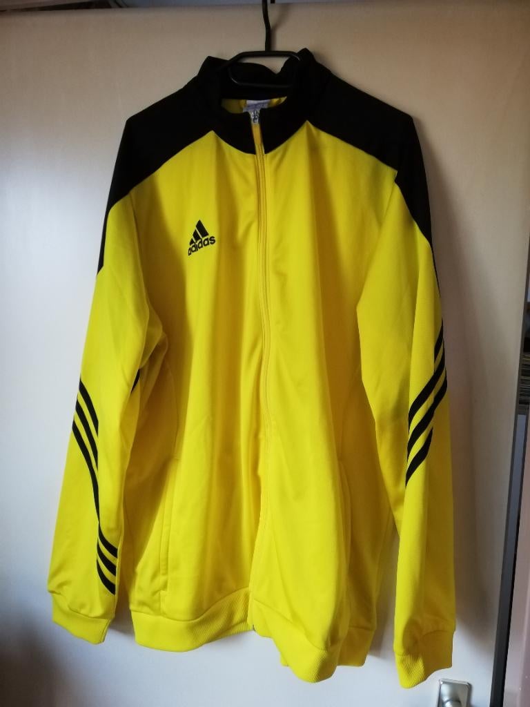 Adidas trainingsjas, Geel, Overige typen, Maat 56/58 (XL), Ophalen of Verzenden