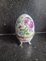 Porseleinen limoges Ei muziekdoos, Ophalen of Verzenden