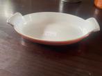 le creuset Ovale ovenschaal 26 cm (2 beschikbaar), Ophalen of Verzenden, Gebruikt, Gietijzer, Overige typen