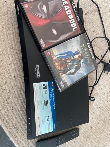 Zgan Samsung 4K Ultra HD Blu-Ray speler + films beschikbaar voor biedingen