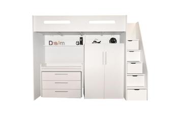 Options hoogslaper - 90x200 - Wit (zelf samen te stellen) beschikbaar voor biedingen