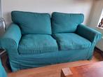 Ikea Ektorp bank tweezits donker turkooize hoes, Ophalen, Gebruikt, 150 tot 200 cm, Tweepersoons