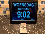 Digitale klok/ kalender voor senioren, Ophalen, Zo goed als nieuw, Digitaal, Overige typen