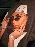 Aaliyah T-shirt - retro vintage 90s Stijl - Maat M, Maat 38/40 (M), Ophalen of Verzenden, Korte mouw, Grijs