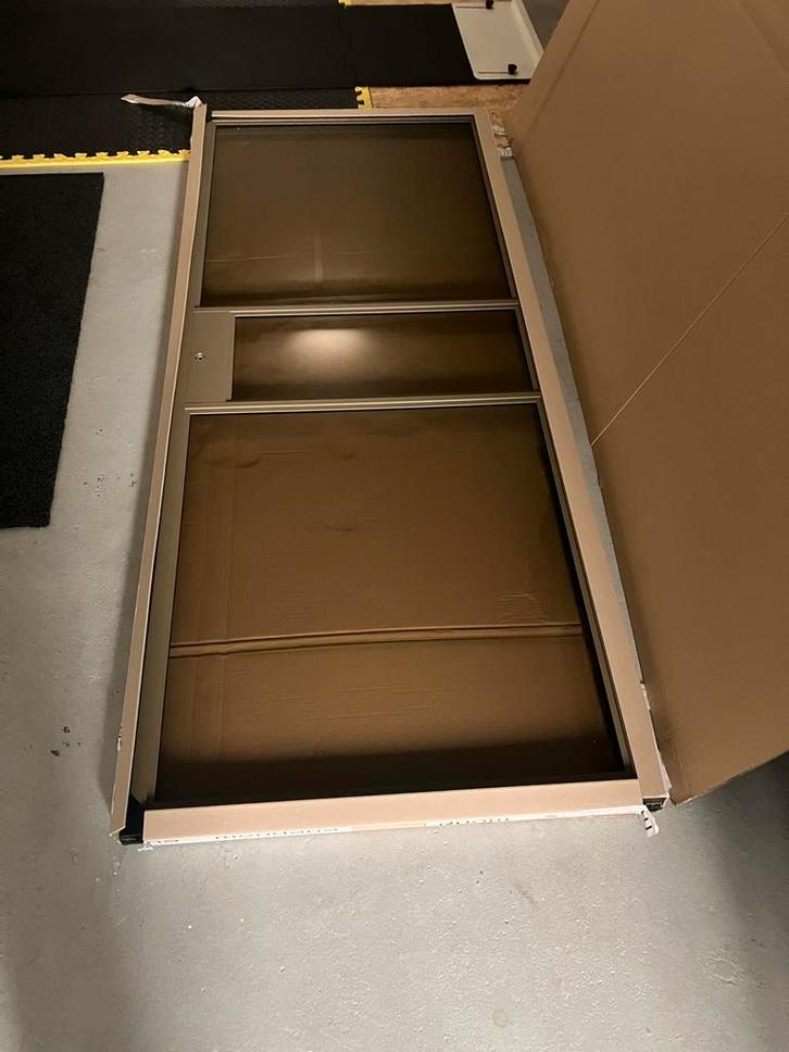 Brons Aluminium Binnendeur - Nieuw!, Doe-het-zelf en Verbouw, Deuren en Horren, Nieuw, Binnendeur, 200 tot 215 cm, 80 tot 100 cm