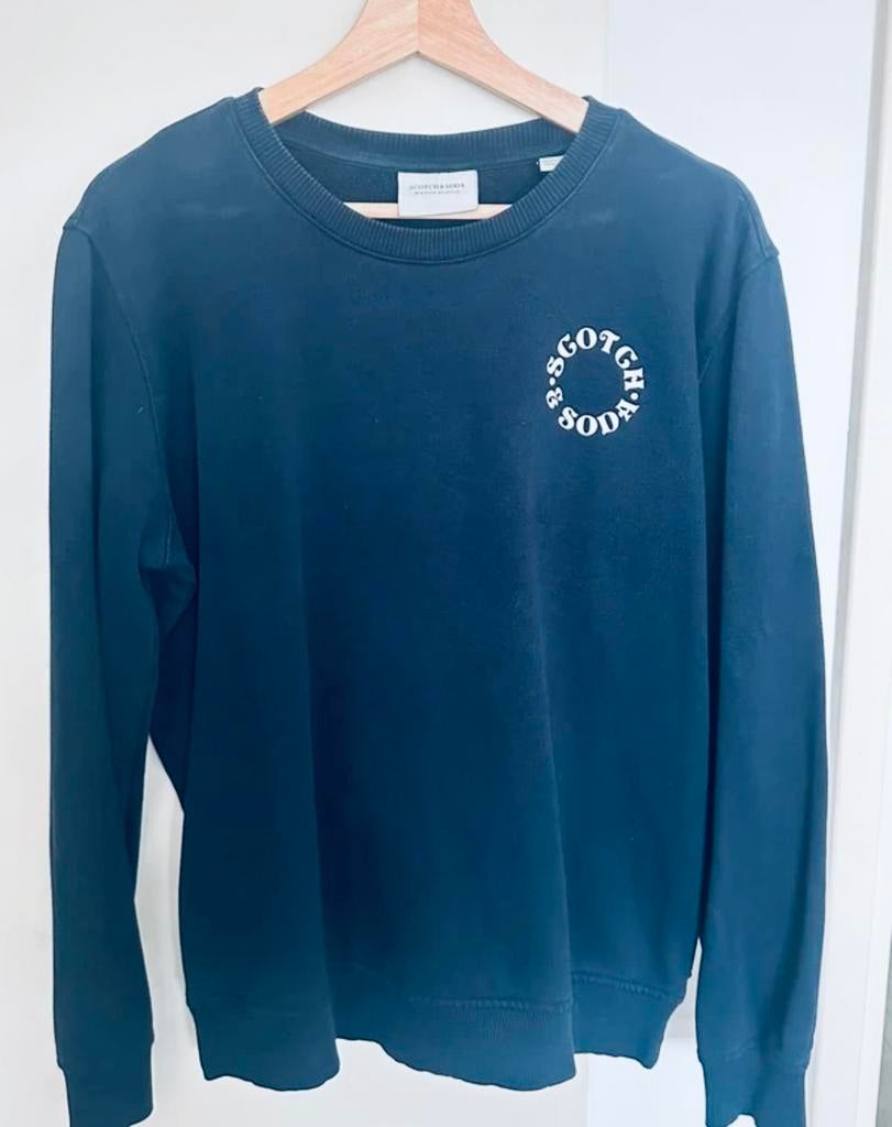Scotch & Soda Sweater Donkerblauw XL, Ophalen of Verzenden, Gedragen, Maat 46/48 (XL) of groter, Blauw