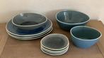 JEWEL 3 Schalen 3 grote Borden 4 Schaaltjes Blauw Grijs, Huis en Inrichting, Keuken | Servies, Keramiek, Ophalen of Verzenden
