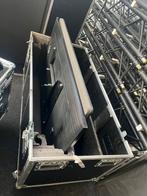 2x samsung 49 schermen met flightcases en deelbare statieven, Ophalen, Samsung, Gebruikt, 50 Hz