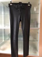 Suite 22 broek zwart leer, zgan, Zwart, Suite22, Zo goed als nieuw, Lang