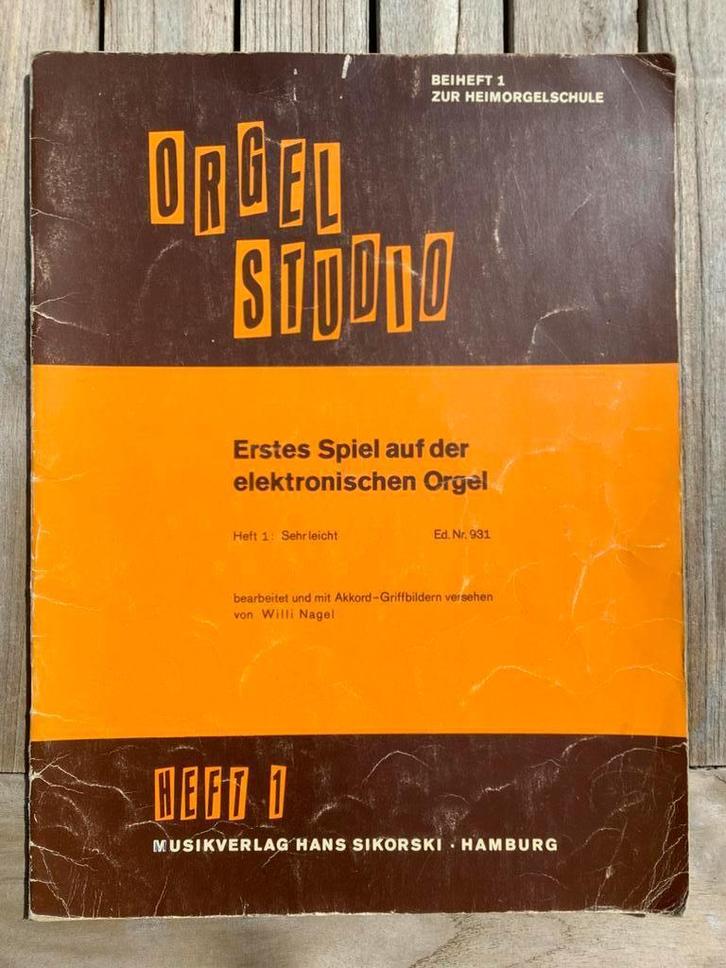 Orgelstudio - twee boeken voor beginnende spelers, Muziek en Instrumenten, Bladmuziek, Artiest of Componist, Populair, Orgel, Overige instrumenten