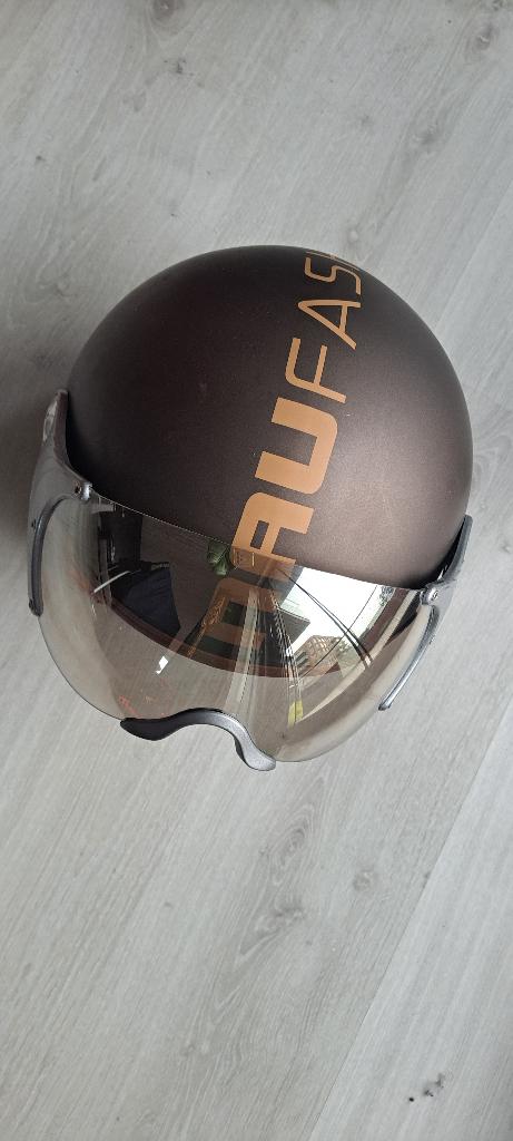 Naufashion Helm mt S, Fietsen en Brommers, Brommerhelmen, Ophalen, Zo goed als nieuw, Small, Naufashion