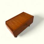 Vintage teak nachtkastjes in de style van Pastoe /Auping, Ophalen, Zo goed als nieuw, Hout, 70 cm of meer