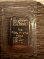 ABN AMRO Zilverbaar 10 gram - Fijne Zilver 999.0, Ophalen of Verzenden, Zilver