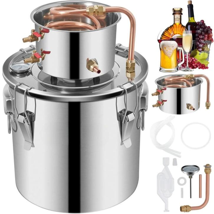 Alcohol Distilleerder Machine Moonshine Apparaat, Huis en Inrichting, Keuken | Keukenbenodigdheden, Nieuw, Verzenden