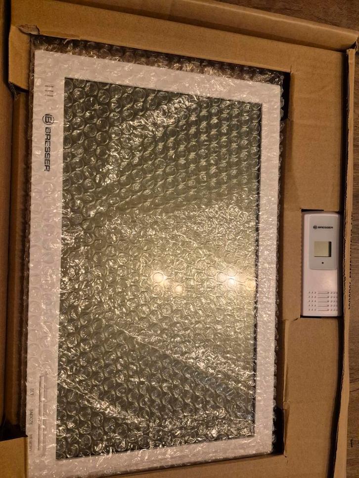 Bresser Jumbo LCD Weerstation - Nieuw in doos, Audio, Tv en Foto, Weerstations en Barometers, Nieuw, Weerstation, Ophalen of Verzenden