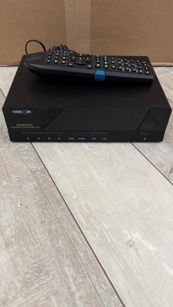 Mede8er MED800x3D – Full HD 3D Mediaspeler met WiFi, Audio, Tv en Foto, Mediaspelers, Gebruikt, Zonder harde schijf, HDMI, Optische audio