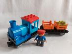 Duplo trein duwtrein handtrein met machinist en wagon, Kinderen en Baby's, Speelgoed | Duplo en Lego, Duplo, Ophalen of Verzenden