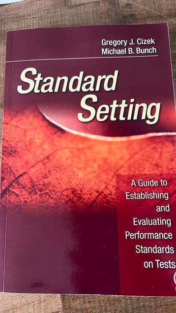Studieboek Standard Setting beschikbaar voor biedingen