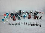 Playmobil, politie, motoren, fiets, 4 boeven, Ophalen of Verzenden, Gebruikt