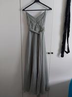galajurk xs grijsgroen, Kleding | Dames, Gelegenheidskleding, Galajurk, Ophalen of Verzenden, Zo goed als nieuw, Maat 34 (XS) of kleiner