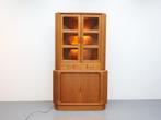 Dyrlund Denmark | Vitrinekast | Teak, Huis en Inrichting, Ophalen, ., Glas, Dyrlund