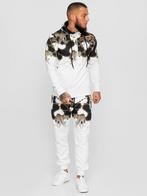 SALES! 1561 Wit goud slim fit trainingspak maat xxl, Wit, Nieuw, Overige maten, Ophalen of Verzenden
