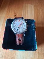 Fossil horloge quartz, Sieraden, Tassen en Uiterlijk, Horloges | Heren, Ophalen of Verzenden, Zo goed als nieuw, Leer, Overige merken