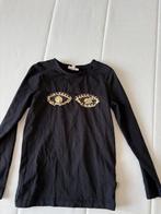 POMP DE LUX ZWART LONGSLEEVES, MAAT; 122, Meisje, Ophalen of Verzenden, Zo goed als nieuw, Shirt of Longsleeve