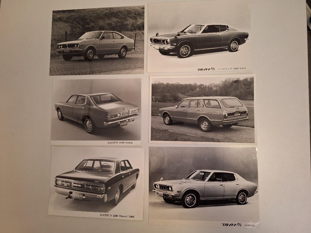 Persfoto’s Datsun Nissan, Boeken, Auto's | Folders en Tijdschriften, Zo goed als nieuw, Nissan, Ophalen of Verzenden